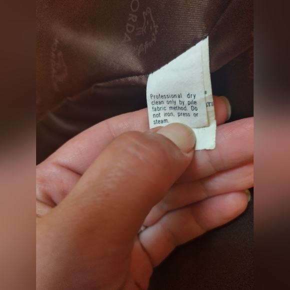 VINTAGE JORDACHE FAUX FUR FULLY LINED JACKET SIZE L - Picture 12 of 16